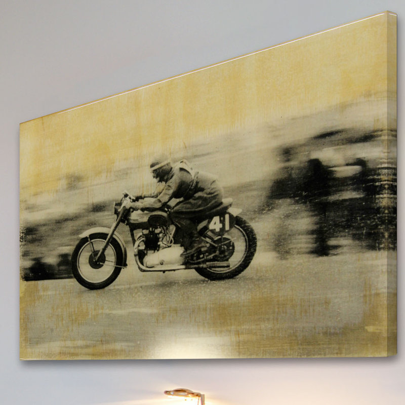 Bike 1 - Wrapped Canvas Print, 76cm H x 114cm W x 3.8cm D