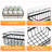 Stainless Adhesive Shower Caddy with Hooks-1791533829