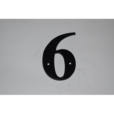 Dravin 14cm H Metal House Number