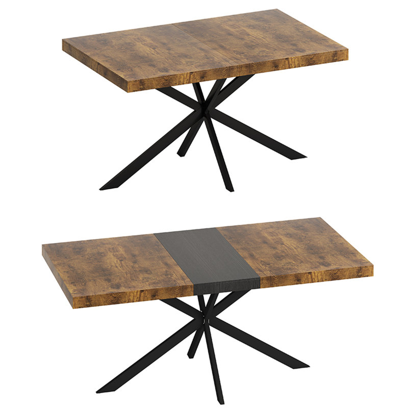 17 Stories Retro Rectangular Stretch Dining Table - Wayfair Canada