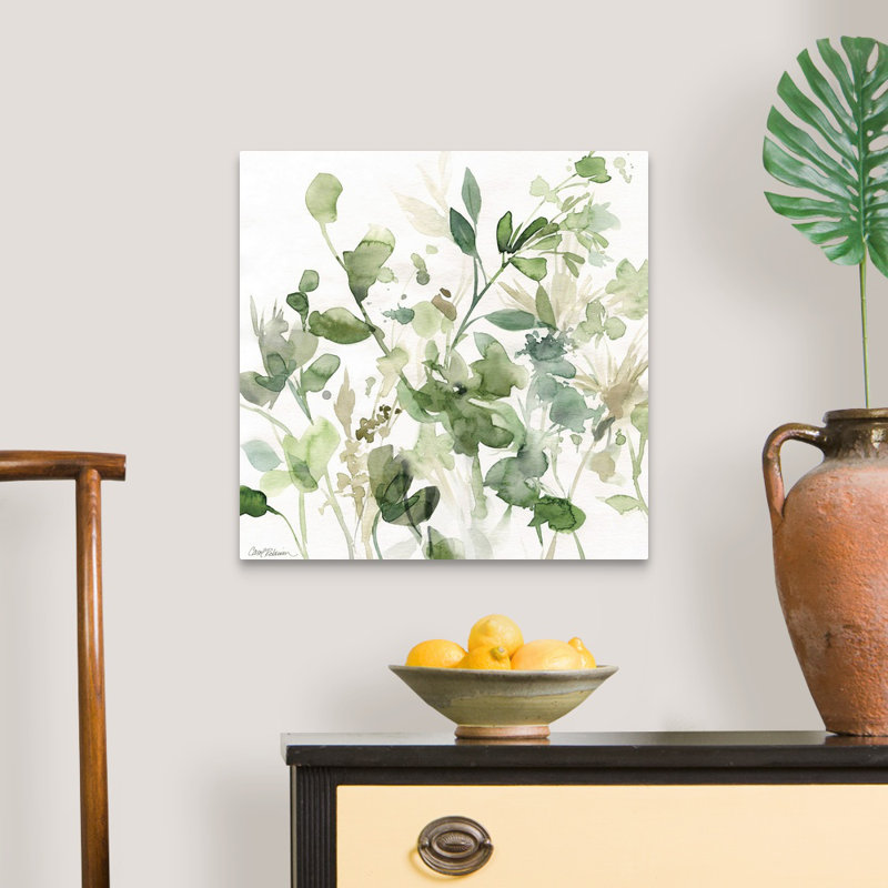 " Sage Garden I " Painting Print, Wrapped Canvas, 20" H x 20" W x 1.25" D