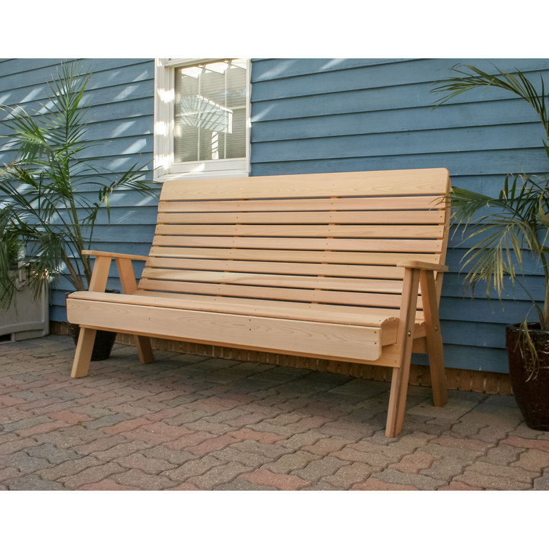 Banc de jardin en bois Florio, L 75 po