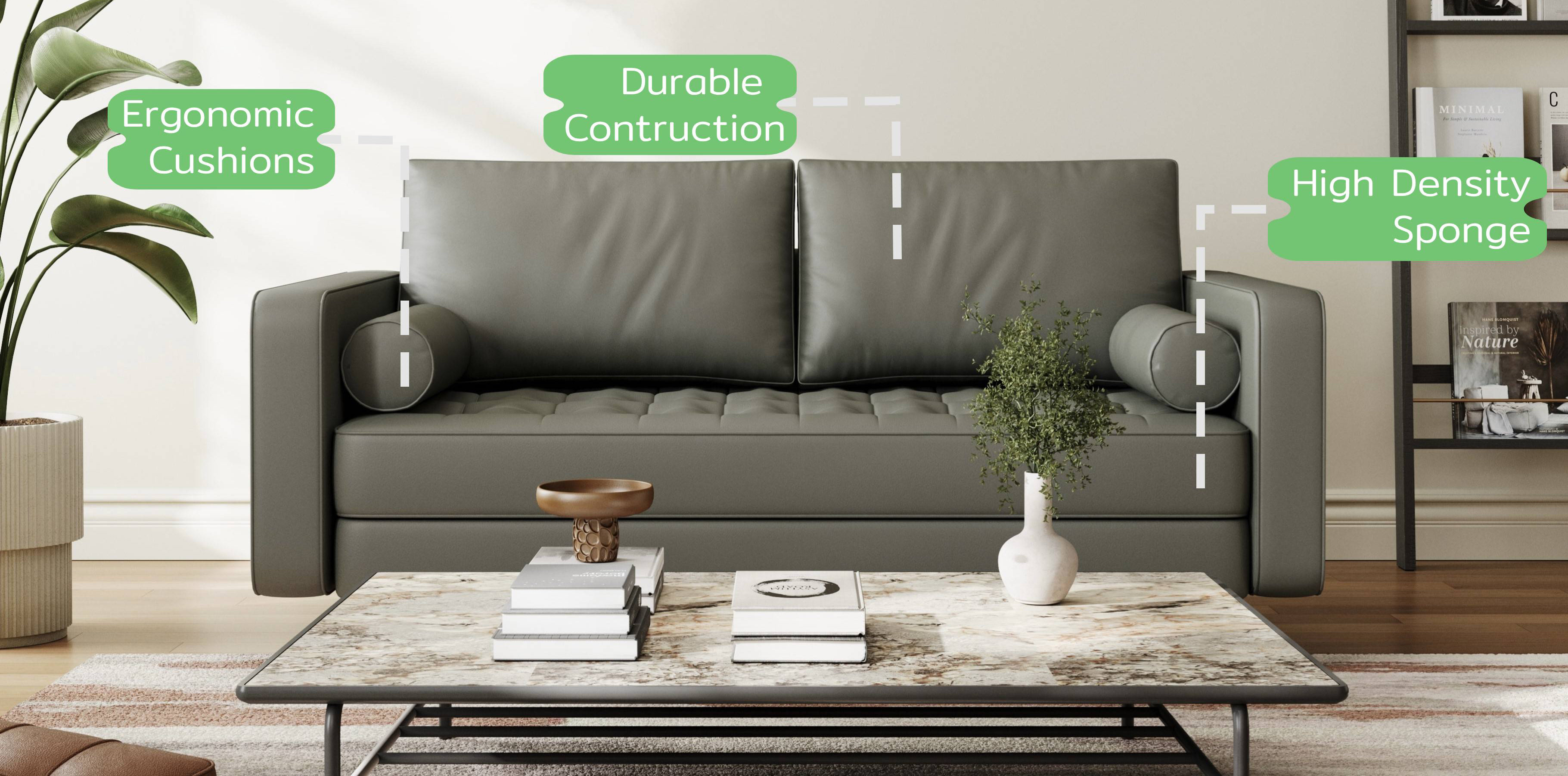 Cozy Comfort for Modern Living Spaces