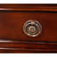 Desserte 3 tiroirs large en bois d’acajou 36" Brookville