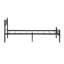 Adrina Minimalist Black Metal Bed Frame With Heart Scroll Design-1450832894