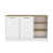 Blanc / noyer naturel
