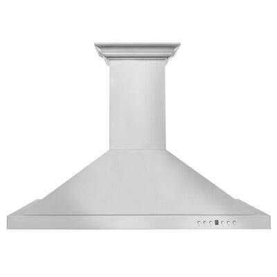 30"" Crown Sound 400 CFM Ducted Wall Mount Range Hood with Wi-Fi -  ZLINE, KBCRN-BT-30