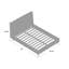 Lit plateforme en tissu d’ameublement Bonner-1357157799-1357157800