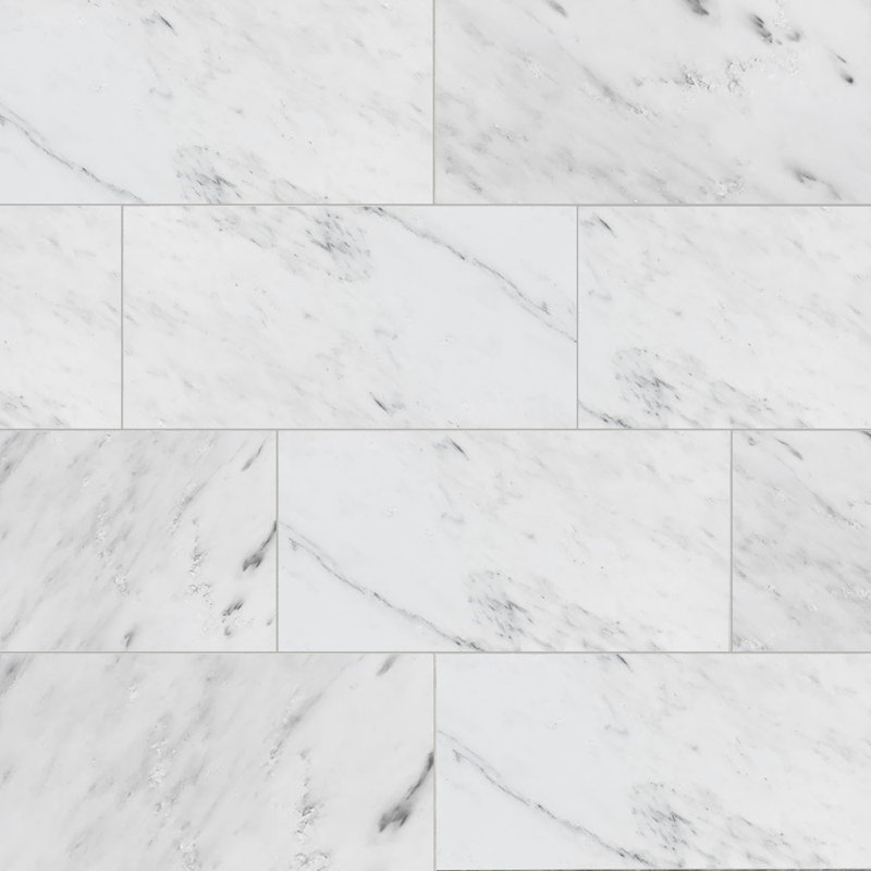 Marbre Alba 12x24 Blanc, 12 x 24 Blanc