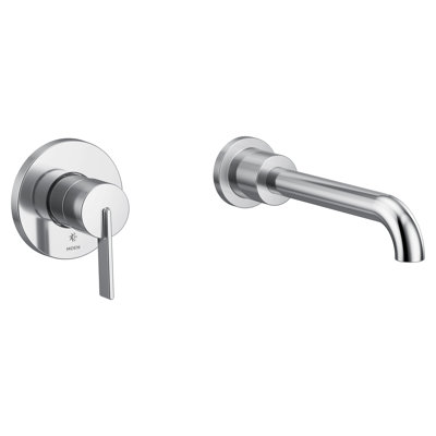 Moen Cia Single Handle Wall Mount Tub Filler High Flow Tub Faucet With 10" Spout Reach