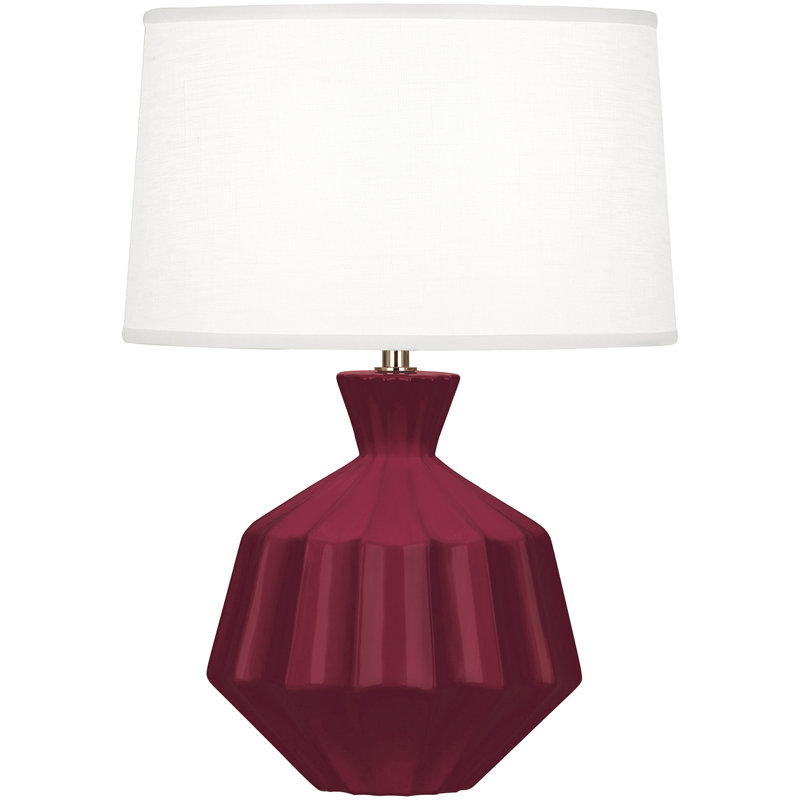 Lampe de table 27 po Orion, H 27 po x l 19,5 po x P 19,5 po, Sucre prune glacé