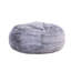Fauteuil à billes rond en mousse à mémoire de forme moderne avec pieds en mousse à mémoire de forme 5 pi, mauve