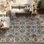 Cornwall Wool Oriental Area Rug in Light Blue/Ivory-106956653