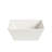 Gibson Home Everyday Hard Square 12-Piece Dinnerware Set, White Porcelain