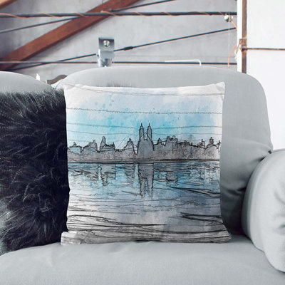 Abstract Square Cushion