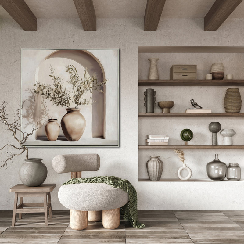 Art mural sur toile en céramique