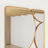 Kaylie Pebble Shaped Metal Wall Mirror