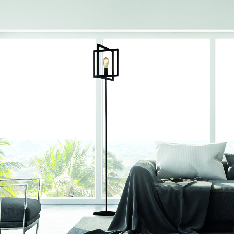 Villante 161cm Black Traditional Floor Lamp