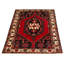 Tapis rouge Crocifisso 4 pi 4 po x 6 pi 6 po