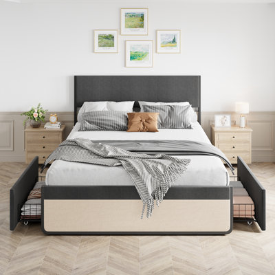 Kingsize (5') Iron Platform Bed