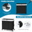 Wicker Rolling Laundry Sorter with Handles