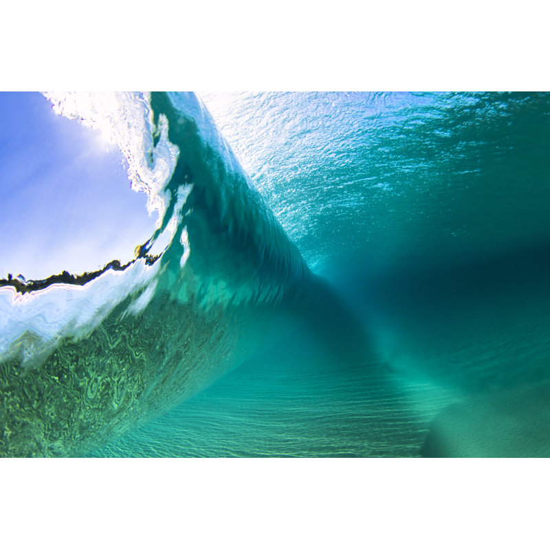 Behind The Wave by Philip Thurston - Wrapped Canvas Print, 30cm H x 46cm W x 3.8cm D