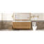 Armoire de meuble-lavabo double avec lavabo double 59,3 po en MDF