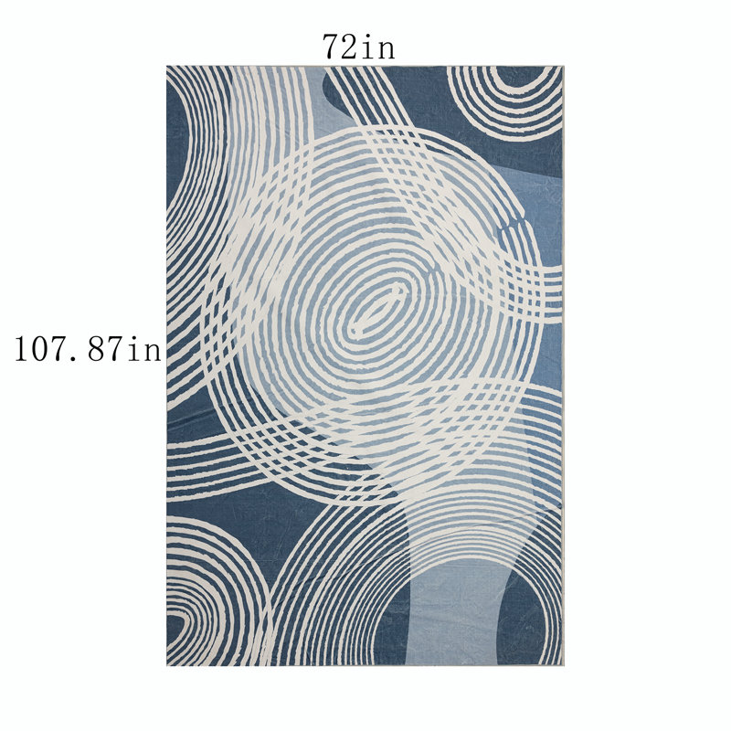 Tapis en tissu Machine Washabl, Rectangle 6 pi x 9 pi