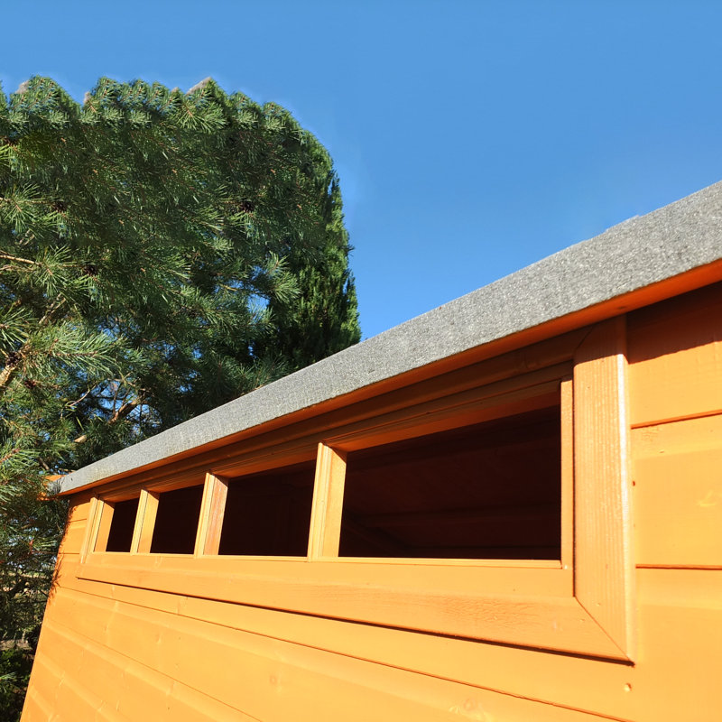 Shire 6 Ft. W x 8 Ft. D Security Shed, Yes