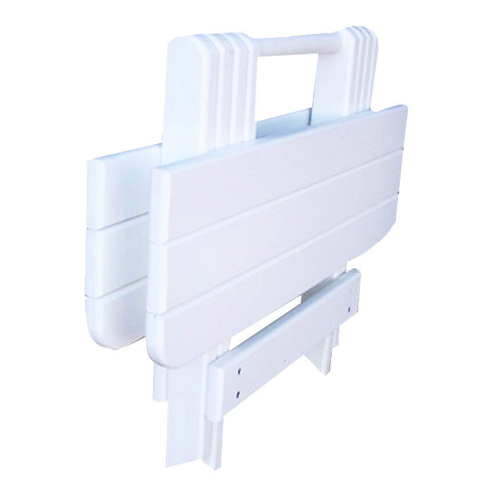 Table d'appoint pliable Ansel, Blanc alpin