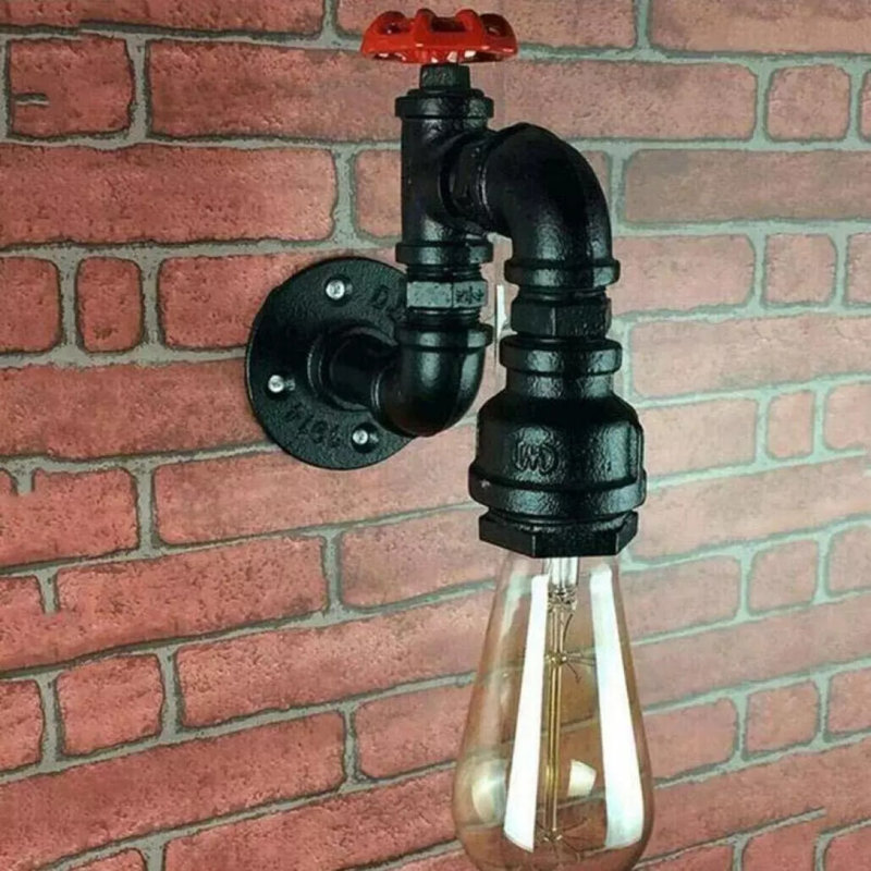 Avina Armed Sconce, Black