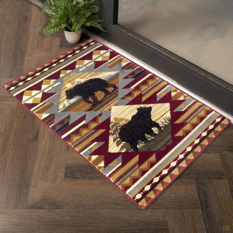 Niche naturel 7 pi. 10 po X 10 pi 3 po Tapis Lodge, Rectangle 7 pi 10 po x 10 pi 3 po