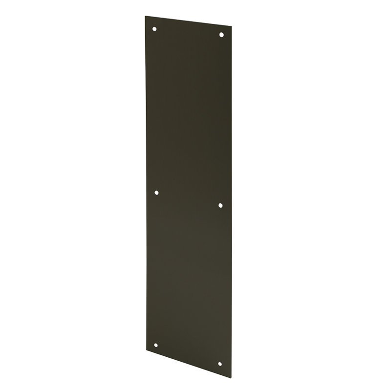 Plaque de poussée pour porte Prime-Line (paquet simple), Bronze