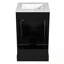 Meuble-lavabo de salle de bain avec lavabo en céramique, porte à fermeture douce et support de rangement-880668068