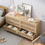 Commode de rangement à 6 tiroirs en rotin pour chambre à coucher, salon
