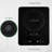 NutriChef Chrome Electric Cooktop