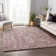 Premium Machine Washable Kelsa AMF41 Pink Rug