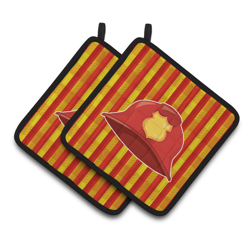 Caroline's Treasures Striped Polyester Potholder