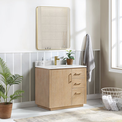 Meuble-lavabo simple 36 po Cloverfield