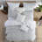 Swift Home Rukai 100% Cotton 5-Piece Diamond Clip Jacquard 3-D Fringe Texture Comforter Set - 2 Decorative Pillows Included - All-Seasonal Warmth, Durable, Easy Care-1791038464-1791038478