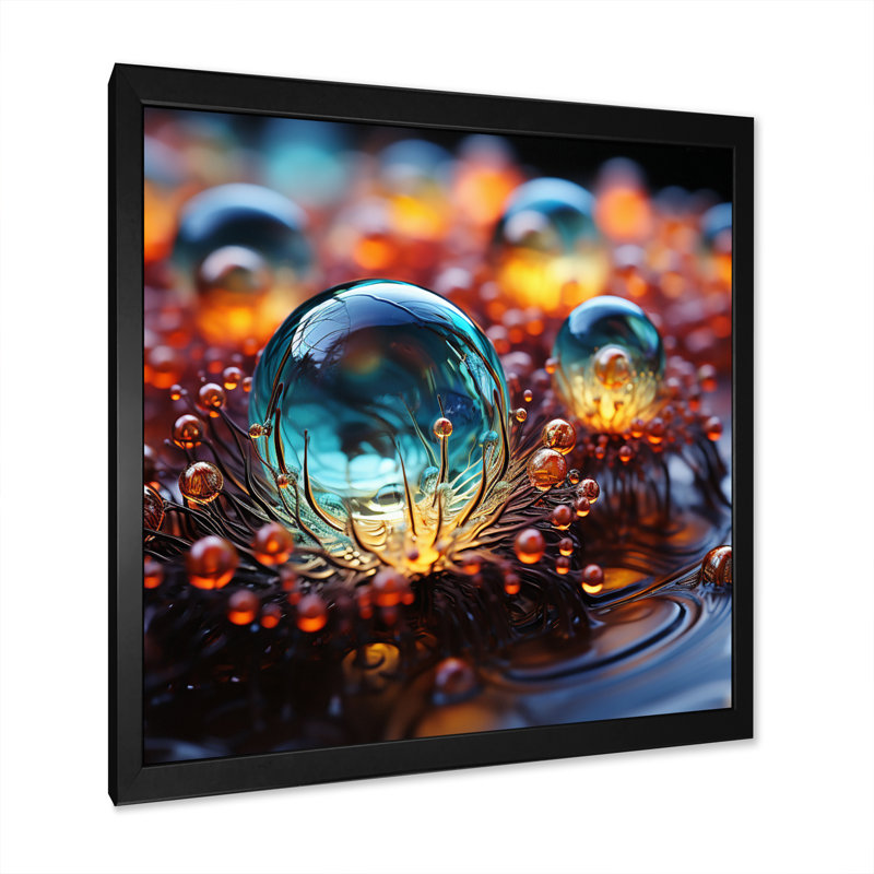 «3D Molecules Microscopic Wonders I - Abstract Shapes», impressions d'art mural, H 16 po x l 16 po x P 1 po