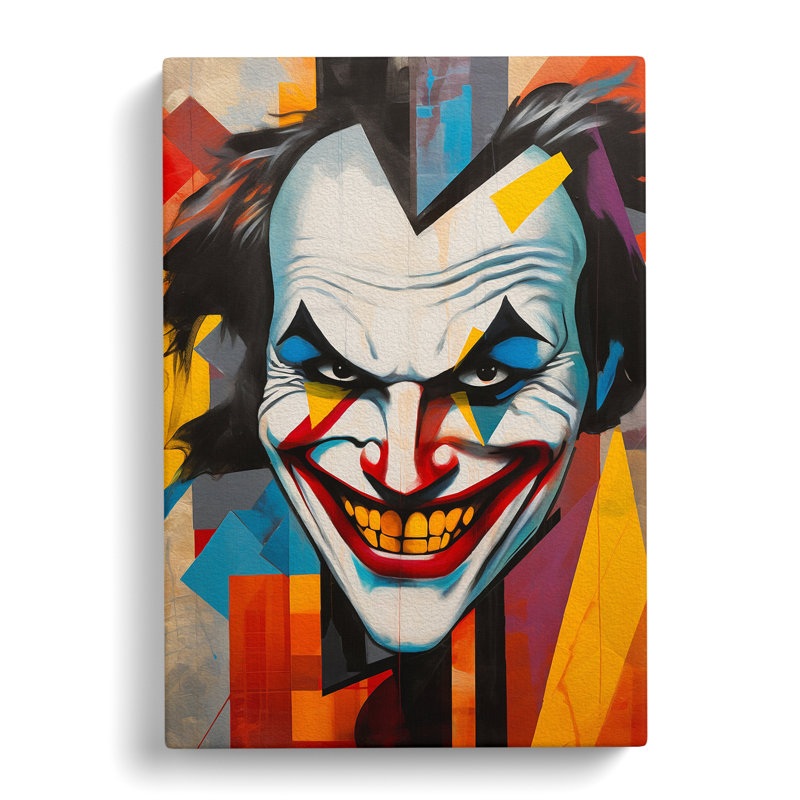 Joker Constructivism - Wrapped Canvas, 50cm H x 35cm W x 3cm D