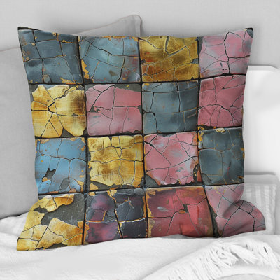 Motif de charme glamour rose doré rose II - Coussin Country