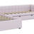 L-Shaped Upholstered Daybed with Trundle Bed & Storage Drawer-129521523