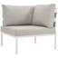 Ensemble de canapé modulaire d'extérieur en aluminium 10 pièces Modway Harmony-1304350485