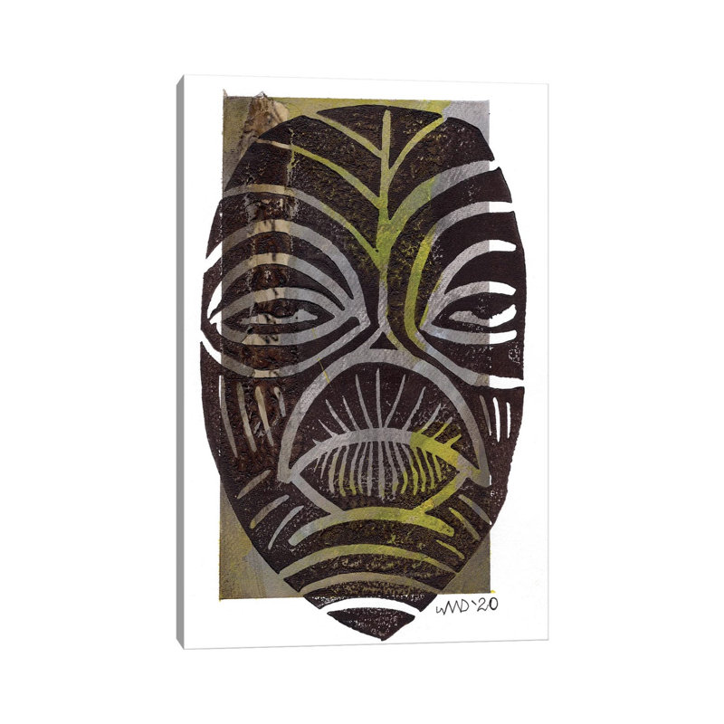 Afrique by Akaimi The Artist - Wrapped Canvas Print, 66.04 cm H x 45.72 cm W x 1.91 cm D