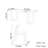 Modern simple rock plate dining table sets-105551982