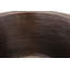 17" Large Round Hammered Copper Bar/Prep Sink
