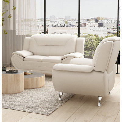 Middle Village 2 - Piece Faux Leather Living Room Set