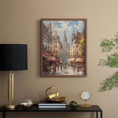 LANDSCAPES Series CCCLXXXVI Framed Print - Solid Wood